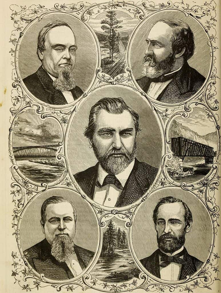 4 railroad barons of California